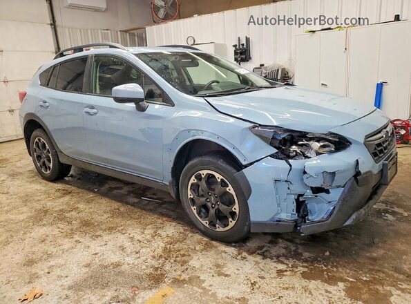 JF2GTAPC0P8252422 2023 SUBARU CROSSTREK Blue Delantero derecho