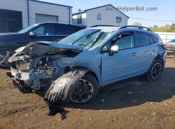 JF2GTAPC2M8320327 2021 SUBARU CROSSTREK Blue Передня ліва чверть