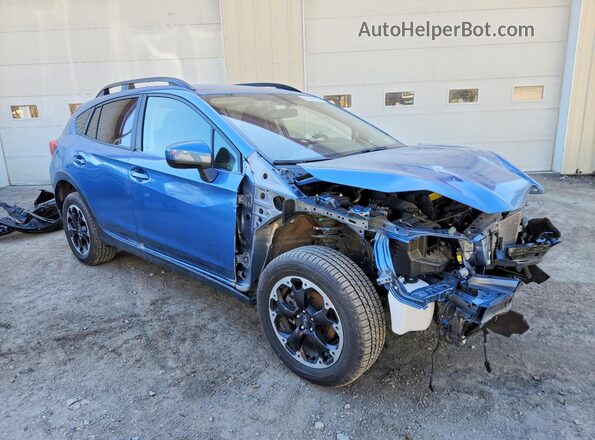 JF2GTAPC2NH204272 2022 SUBARU CROSSTREK Синий Передняя правая четверть