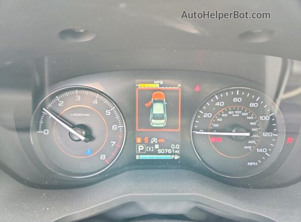 JF2GTAPC2PH254561 2023 SUBARU CROSSTREK Gray Vista del cuadro de instrumentos