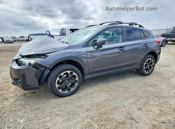 JF2GTAPC2PH254561 2023 SUBARU CROSSTREK Gray Vista tres cuartos delantera izquierda
