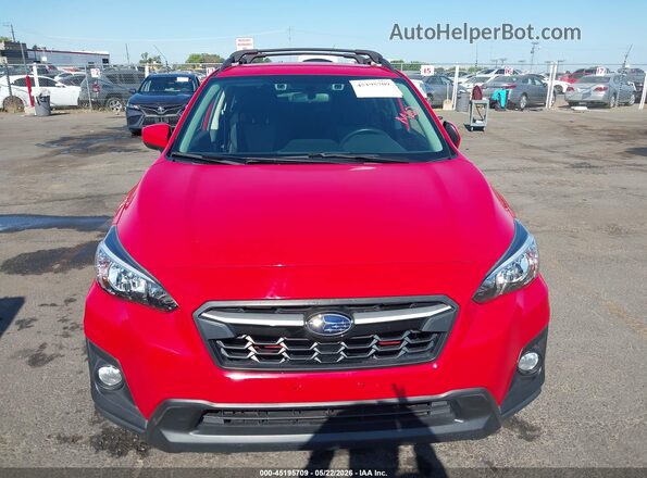 JF2GTAPC3L8242977 2020 SUBARU CROSSTREK Red Vista del cuadro de instrumentos