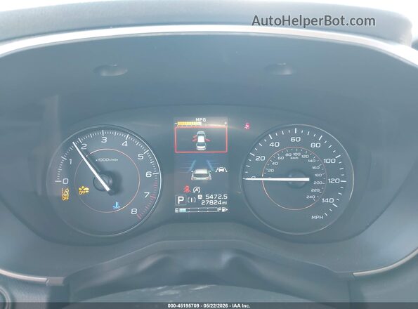 JF2GTAPC3L8242977 2020 SUBARU CROSSTREK Red Vista de los asientos traseros