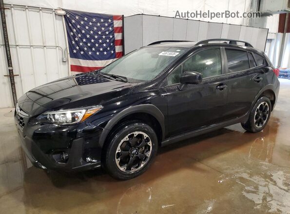 JF2GTAPC3M8275818 2021 SUBARU CROSSTREK Black Передня ліва чверть