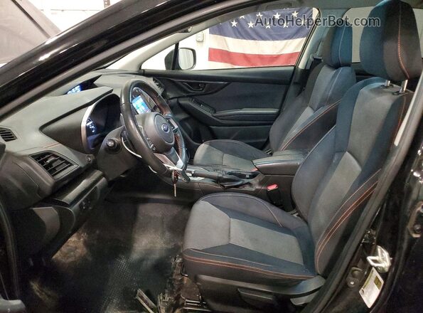 JF2GTAPC3M8275818 2021 SUBARU CROSSTREK Black Вид салону спереду