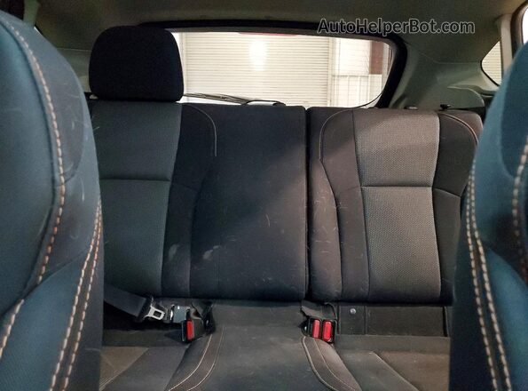 JF2GTAPC3M8275818 2021 SUBARU CROSSTREK Black Вид задніх сидінь