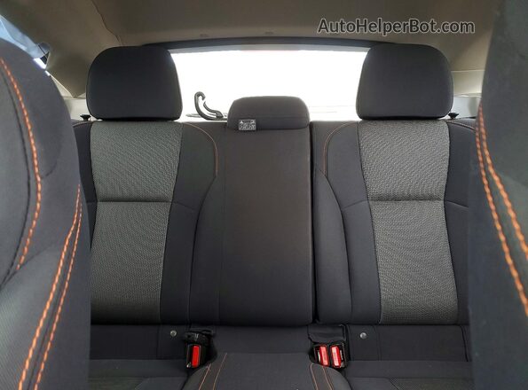 JF2GTAPC5L8263846 2020 SUBARU CROSSTREK Silver Вид задніх сидінь