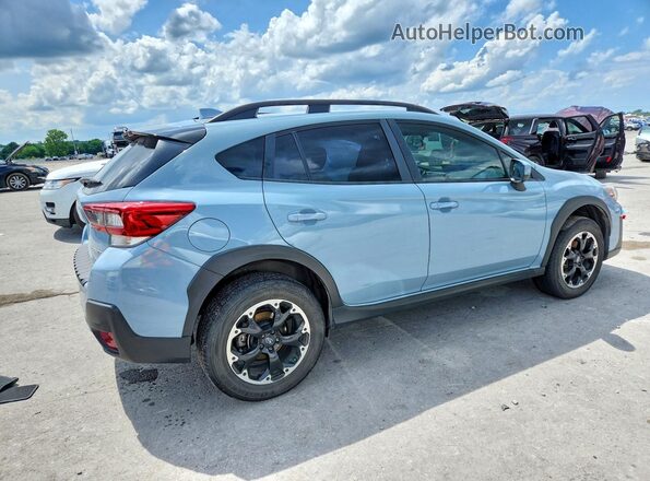 JF2GTAPC6MH356117 2021 SUBARU CROSSTREK Blue Trasero derecho