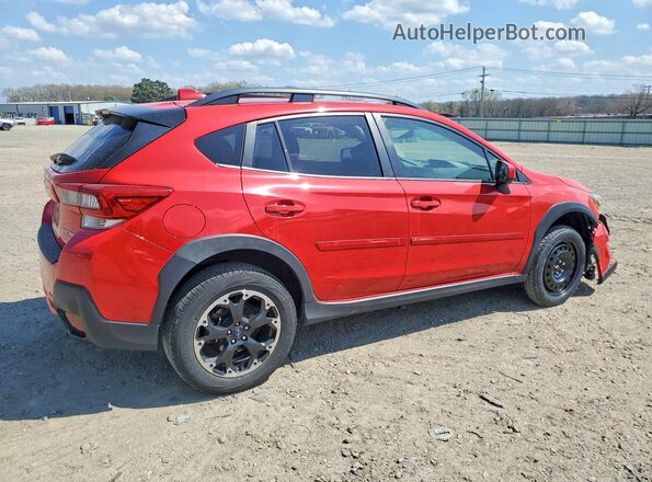 JF2GTAPC7MH349225 2021 SUBARU CROSSTREK Красный Задняя правая четверть