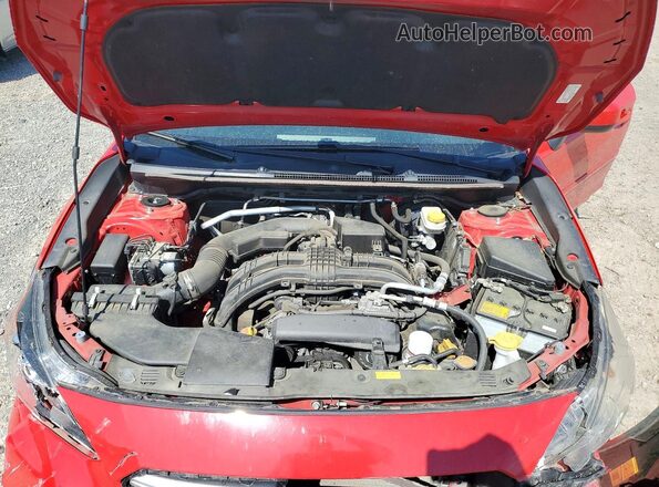 JF2GTAPC7MH349225 2021 SUBARU CROSSTREK Красный Вид подкапотного пространства