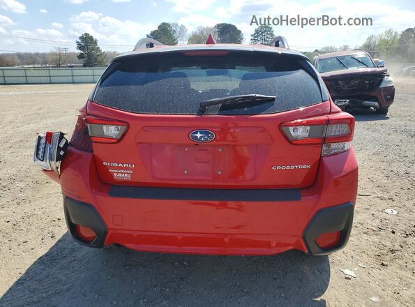 JF2GTAPC7MH349225 2021 SUBARU CROSSTREK Красный Вид сзади