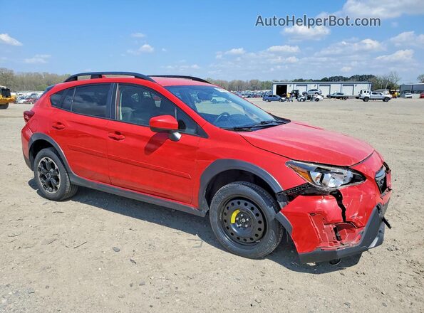 JF2GTAPC7MH349225 2021 SUBARU CROSSTREK Красный Передняя правая четверть