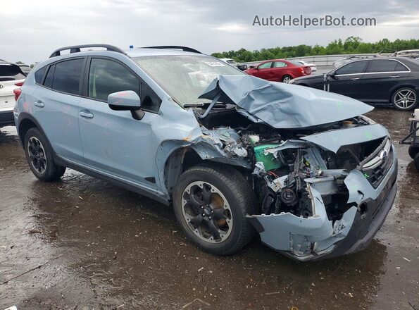 JF2GTAPC7NH218104 2022 SUBARU CROSSTREK Blue Przód prawy