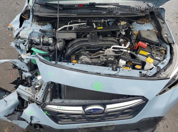 JF2GTAPC7NH218104 2022 SUBARU CROSSTREK Blue Widok komory silnika