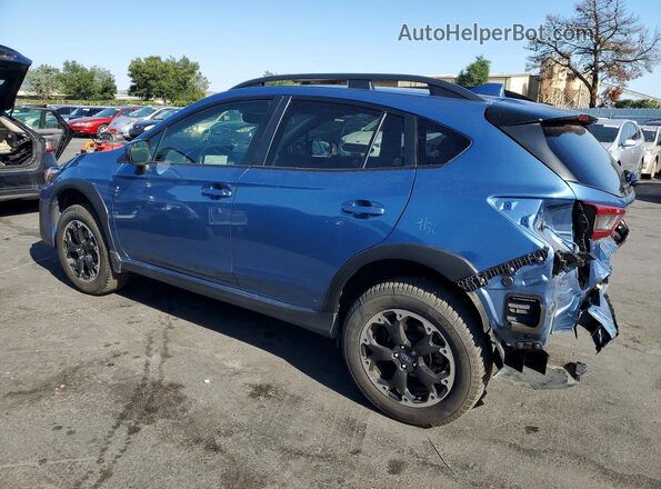 JF2GTAPCXMH651544 2021 SUBARU CROSSTREK Blue Trasero izquierdo