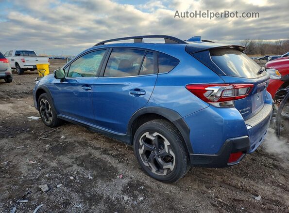 JF2GTHMC0MH367174 2021 SUBARU CROSSTREK Синий Задняя левая четверть