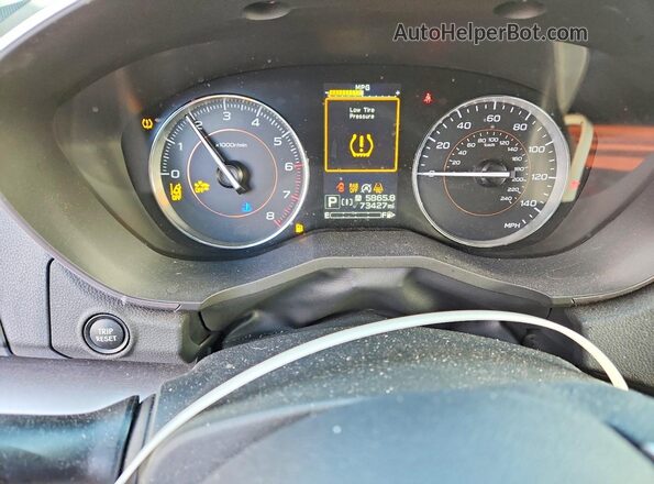 JF2GTHMC0MH367174 2021 SUBARU CROSSTREK Синий Вид щитка приборов
