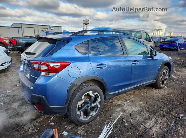 JF2GTHMC0MH367174 2021 SUBARU CROSSTREK Синий Задняя правая четверть