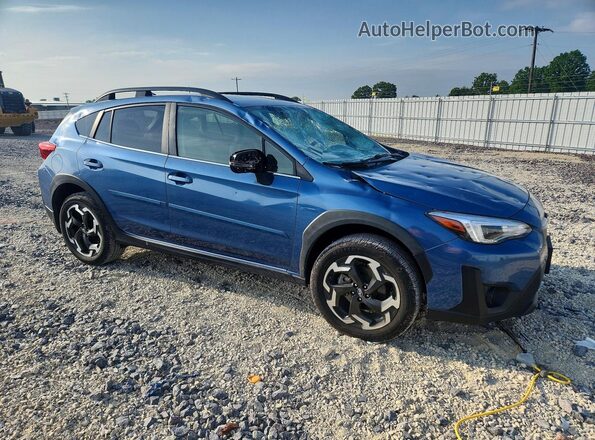 JF2GTHMC1MH277886 2021 SUBARU CROSSTREK Blue Передня права чверть