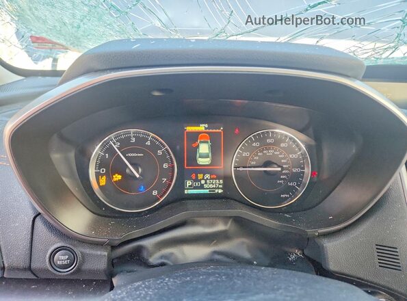 JF2GTHMC1MH277886 2021 SUBARU CROSSTREK Blue Вид щитка приладів