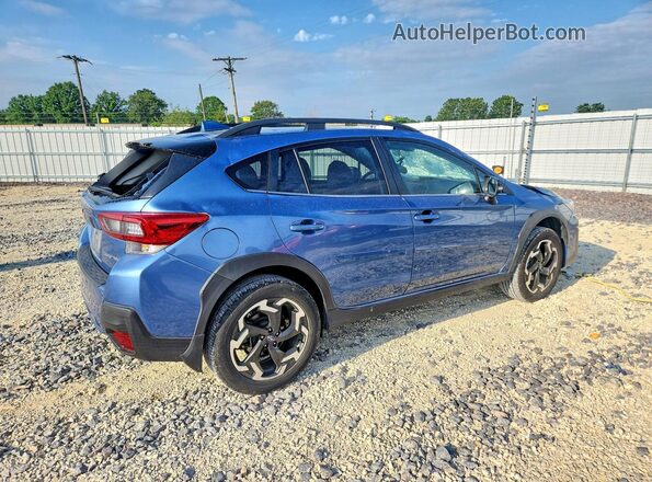 JF2GTHMC1MH277886 2021 SUBARU CROSSTREK Blue Задня права чверть