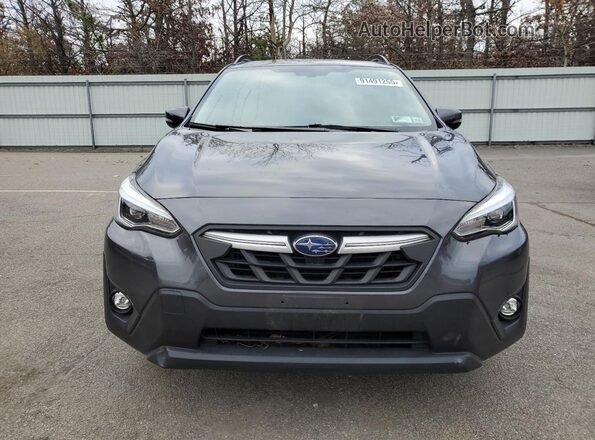 JF2GTHMC2M8230849 2021 SUBARU CROSSTREK Gray Front view