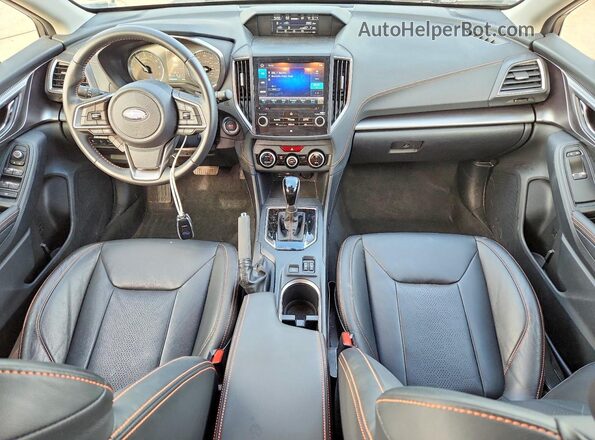 JF2GTHMC3N8200129 2022 SUBARU CROSSTREK Blue Vista del salpicadero