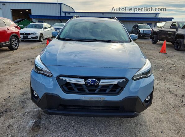 JF2GTHMC3N8200129 2022 SUBARU CROSSTREK Blue Vista frontal