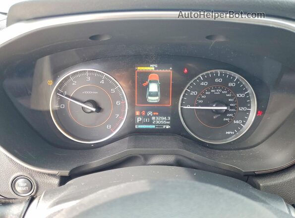 JF2GTHMC4MH344092 2021 SUBARU CROSSTREK Blue Widok zestawu wskaźników