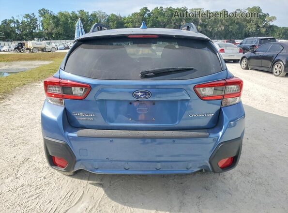 JF2GTHMC4MH344092 2021 SUBARU CROSSTREK Blue Widok z tyłu