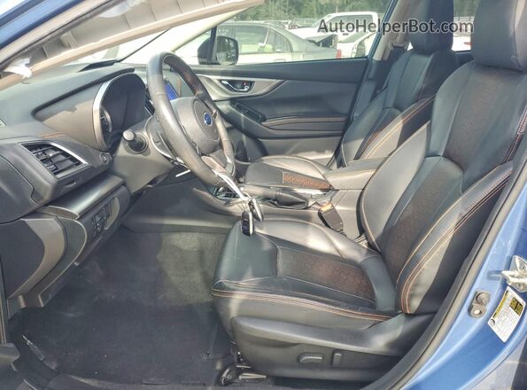 JF2GTHMC4MH344092 2021 SUBARU CROSSTREK Blue Widok wnętrza z przodu