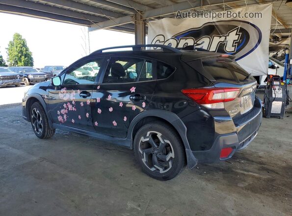 JF2GTHMC7M8226554 2021 SUBARU CROSSTREK Black უკანა მარცხენა