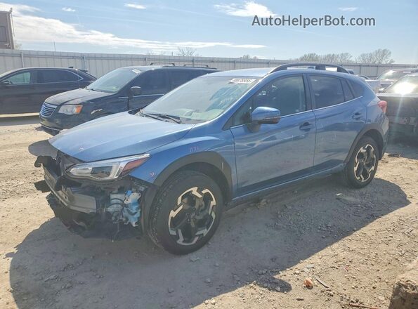JF2GTHMC7MH352672 2021 SUBARU CROSSTREK Blue Front left