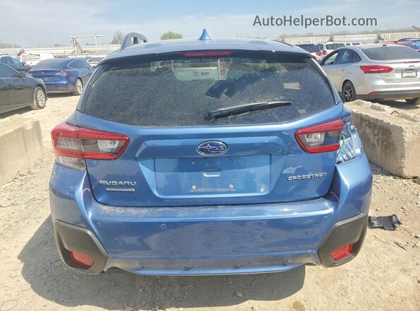 JF2GTHMC7MH352672 2021 SUBARU CROSSTREK Blue Rear view