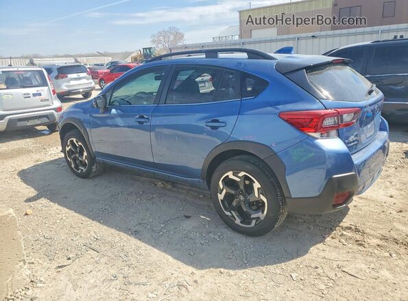 JF2GTHMC7MH352672 2021 SUBARU CROSSTREK Blue Rear left