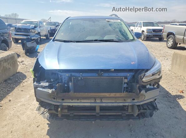 JF2GTHMC7MH352672 2021 SUBARU CROSSTREK Blue Front view