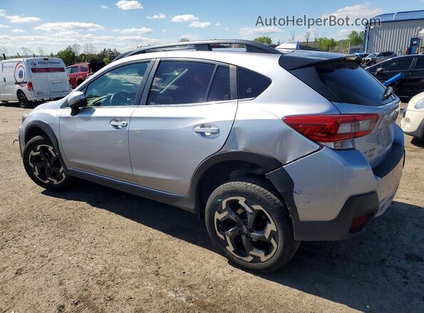 JF2GTHMCXM8213717 2021 SUBARU CROSSTREK Silver Trasero izquierdo