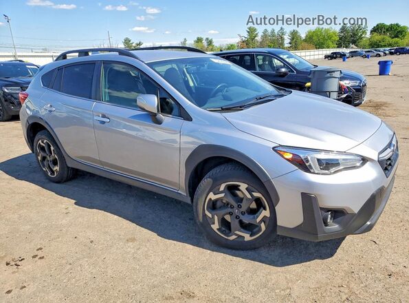 JF2GTHMCXM8213717 2021 SUBARU CROSSTREK Silver Delantero derecho