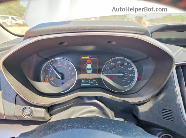 JF2GTHNC1M8214673 2021 SUBARU CROSSTREK Silver ხელსაწყოთა პანელის ხედი