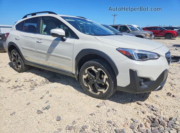 JF2GTHNC1M8672049 2021 SUBARU CROSSTREK Белый Передняя правая четверть