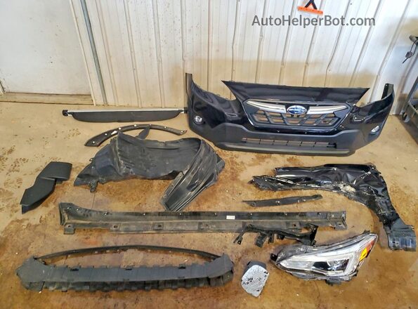 JF2GTHNC3P8289170 2023 SUBARU CROSSTREK Black Vista de la etiqueta del VIN