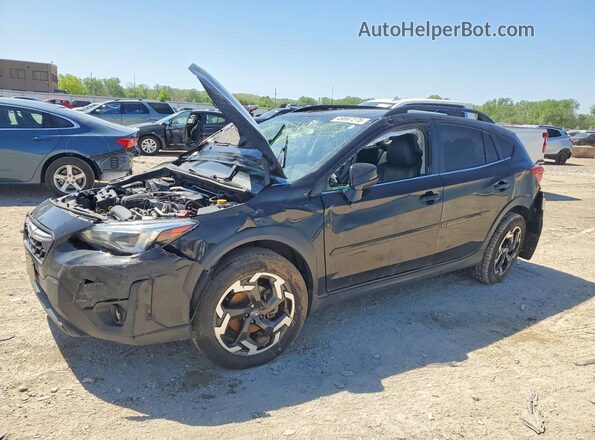 JF2GTHNC4MH372022 2021 SUBARU CROSSTREK Blue Передня ліва чверть