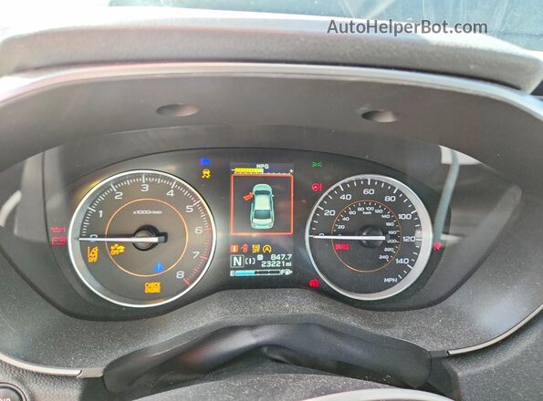 JF2GTHNC6NH280041 2022 SUBARU CROSSTREK Черный Вид щитка приборов