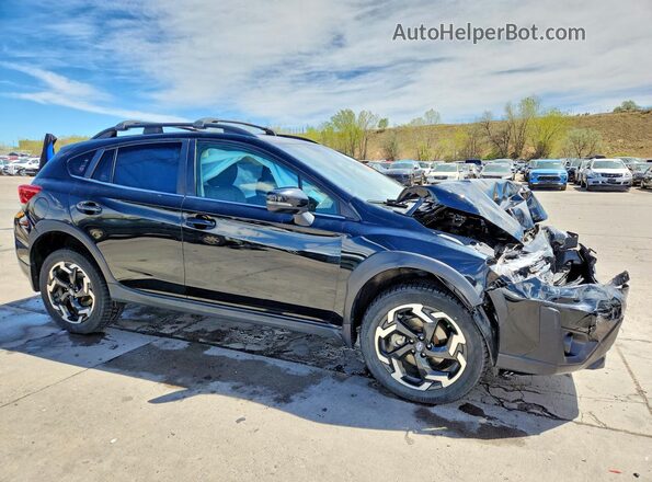 JF2GTHNC6NH280041 2022 SUBARU CROSSTREK Черный Передняя правая четверть