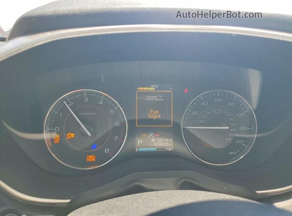 JF2GTHNCXM8292742 2021 SUBARU CROSSTREK Серебряный Вид щитка приборов