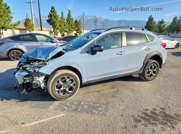 JF2GTHRC4NH279979 2022 SUBARU CROSSTREK Серый Передняя левая четверть