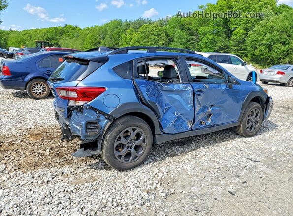 JF2GTHRC9MH354755 2021 SUBARU CROSSTREK Blue Tył prawy