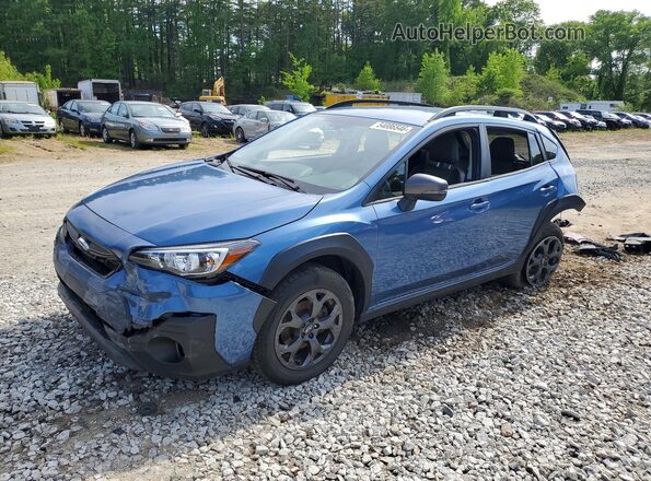 JF2GTHRC9MH354755 2021 SUBARU CROSSTREK Blue Przód lewy