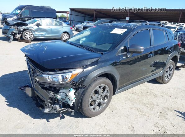 JF2GTHRC9PH275154 2023 SUBARU CROSSTREK Черный Передняя левая четверть