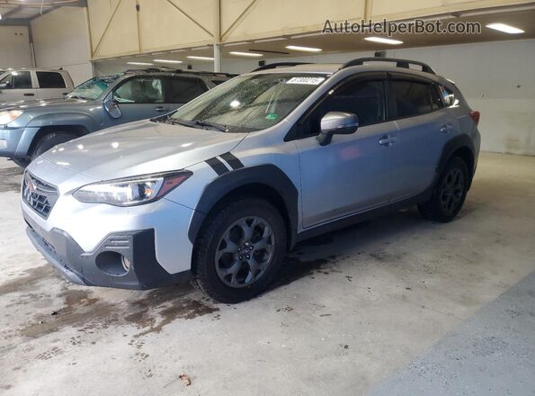 JF2GTHSC2NH236915 2022 SUBARU CROSSTREK Blue წინა მარცხენა ხედი სამი მეოთხედიდან